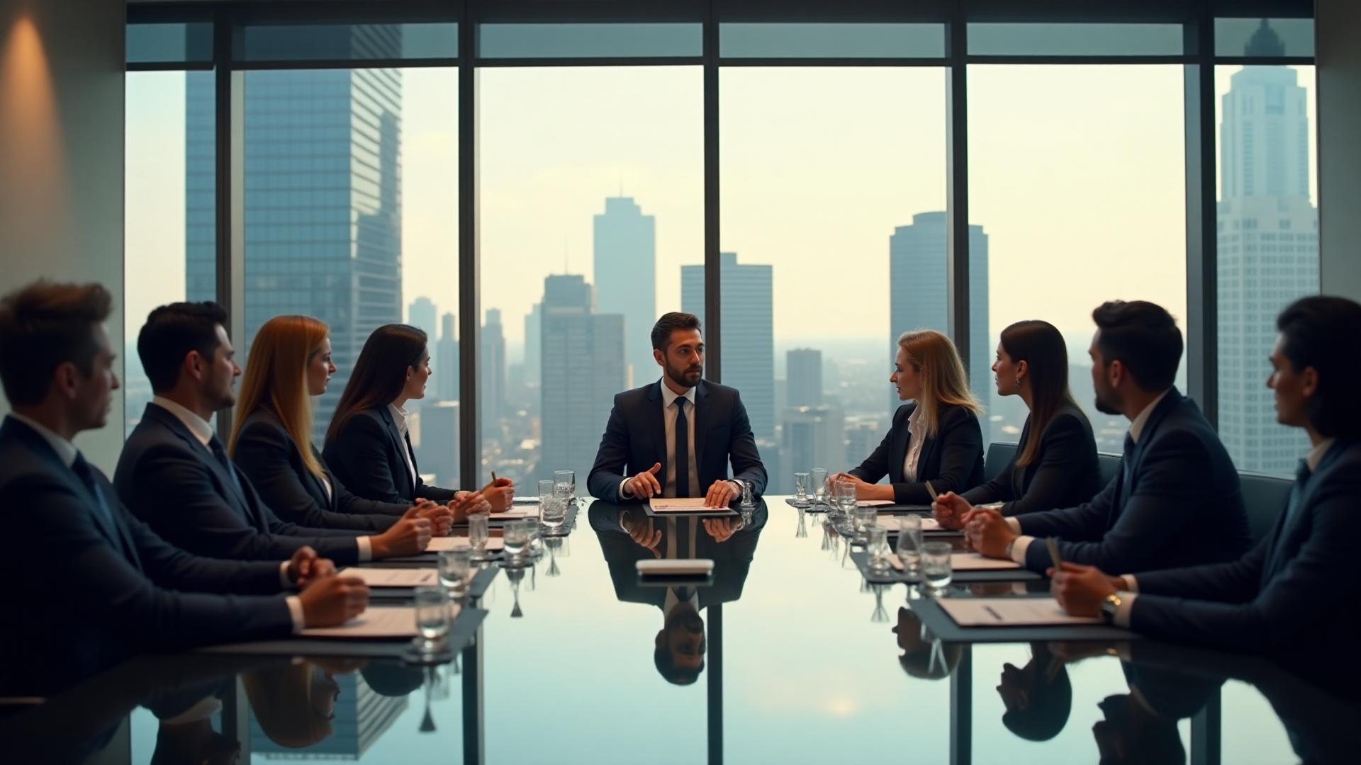 Professional corporate environment